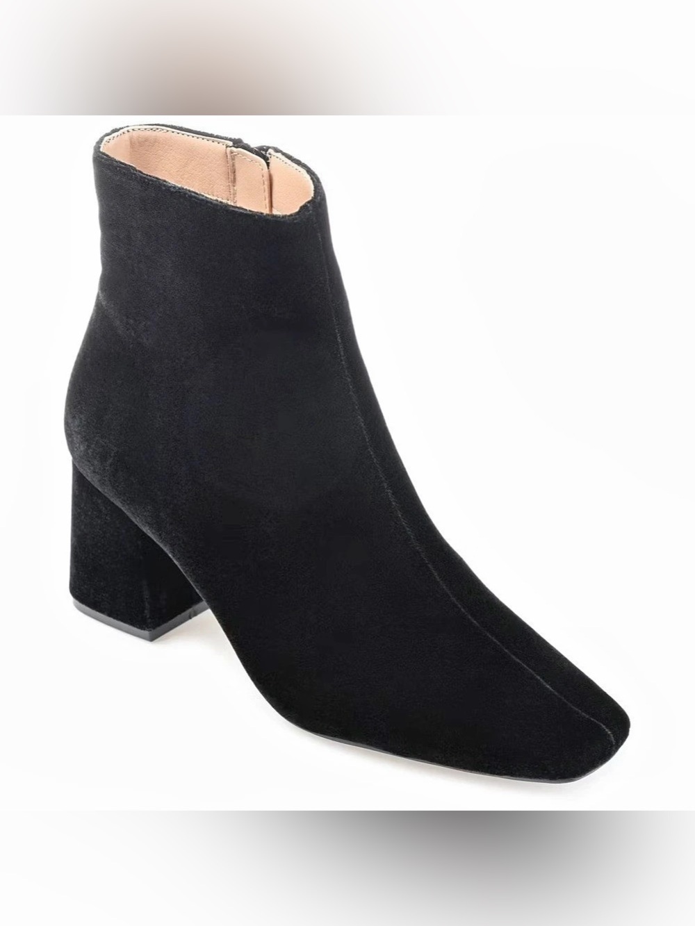 Journee Collection Hazara Black Ankle Booties Size 6.5